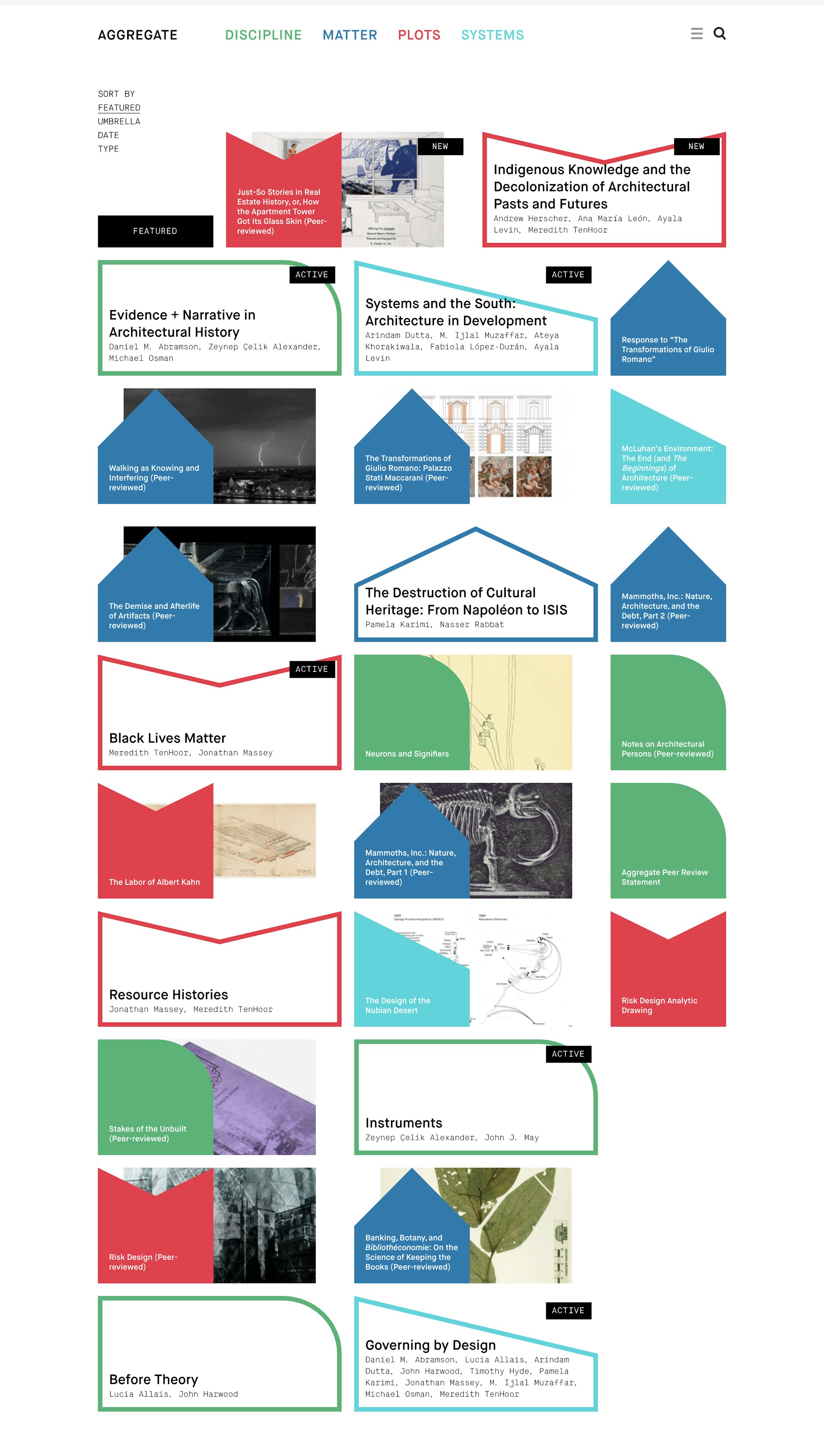 Aggregate Website October 2020